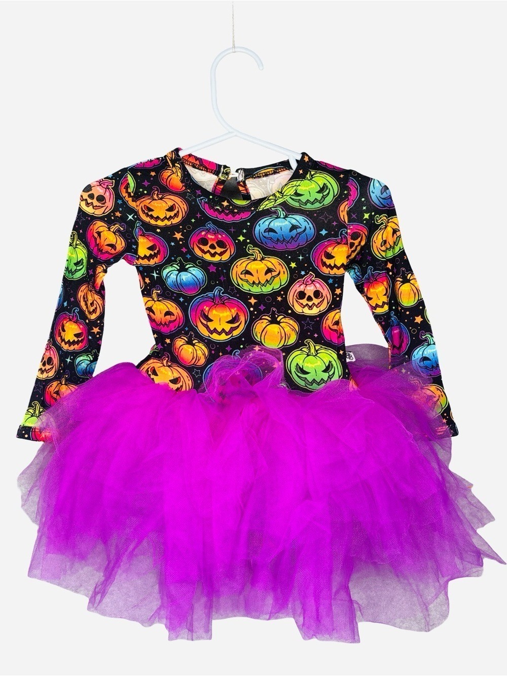 Little Bum Bums Halloween Pumpkin Tulle Dress with diaper cover 6-12 months